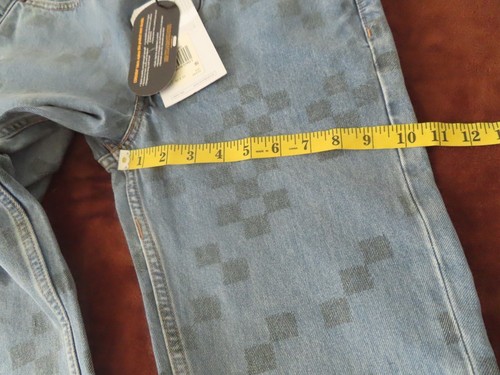New Levis Strauss Men's 511 Slim Strong Blue Jeans Cordura Fabric 30x30 (31x30) - Picture 15 of 17