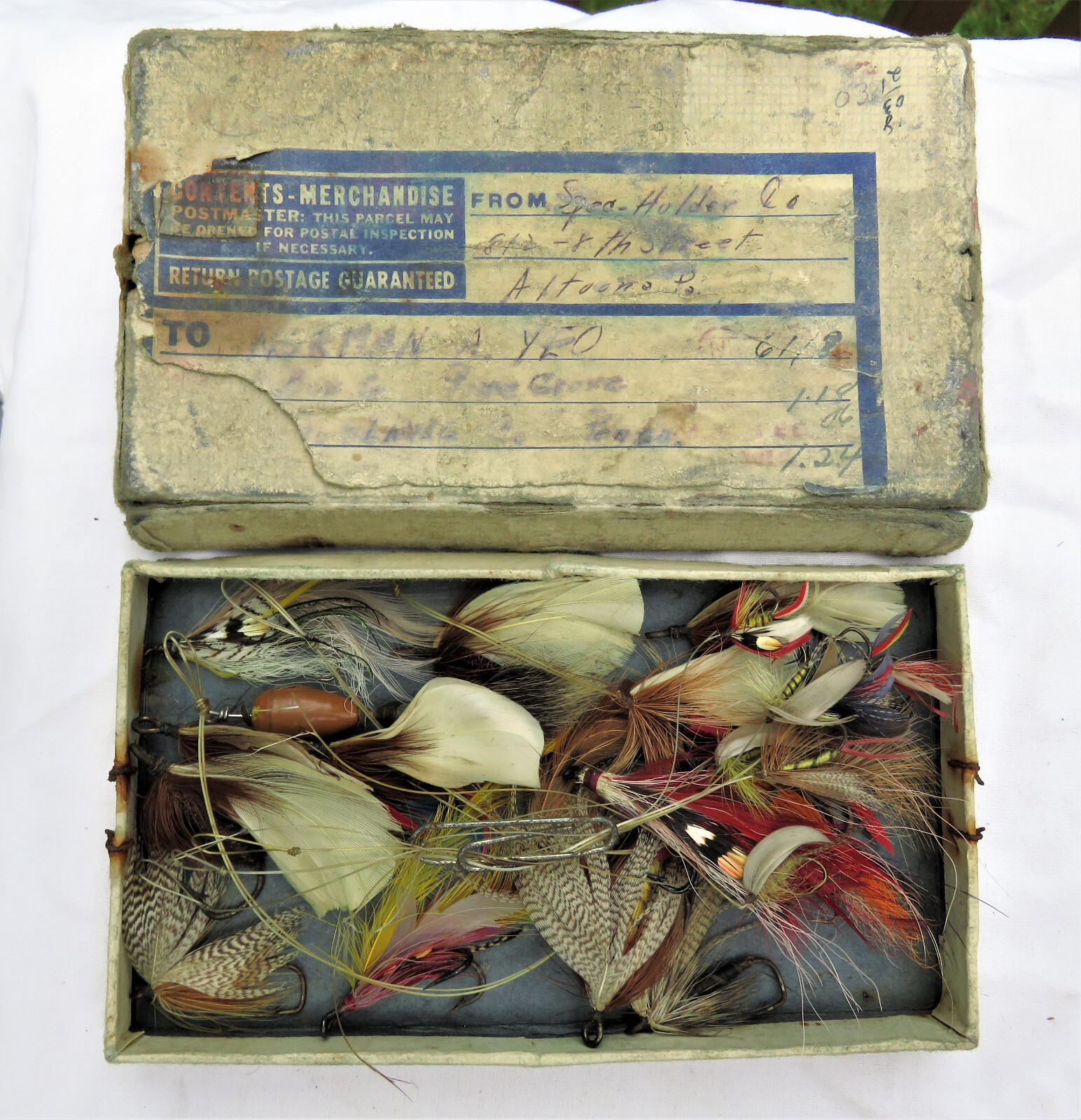 Vintage lot of Trout Fly Boxes and Flies eBay