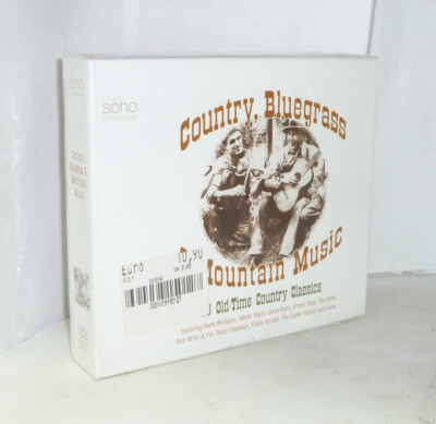 COUNTRY, BLUEGRASS & MOUNTAIN MUSIC The Soho Collection BOX 3 CD SET SEALED