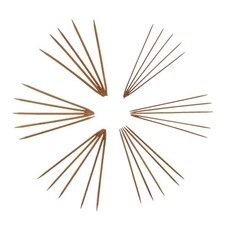JubileeYarn 5" Double Point Bamboo Knitting Needle Set  6 Sizes  5 Needles/Sz