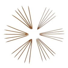 JubileeYarn 5" Double Point Bamboo Knitting Needle Set | 6 Sizes | 5 Needles/Sz