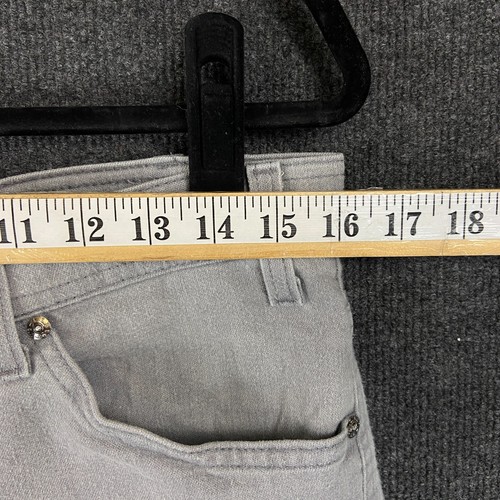 Levi's Mens Action Jeans W34 L31 Grey Mid Rise Straight Fit Bronze Tab Zip Fly - Picture 14 of 18