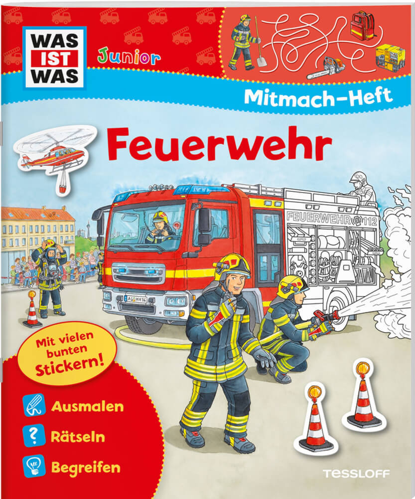 Thumbnail - Tessloff Was Ist Was Junior Mitmach-heft Feuerwehr