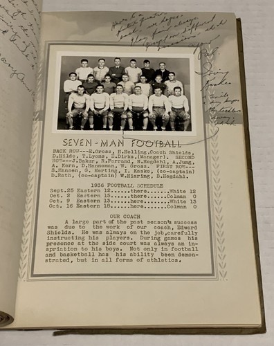 Vtg Eastern High School Yearbook Madison South Dakota Giles Martinson Genealogy - Picture 16 of 24