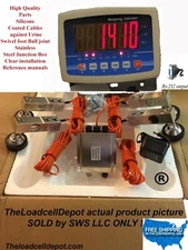 Livestock Scale Kit for Cattle Hogs Sheep Goats Pigs Squeeze Chutes Pallet scale