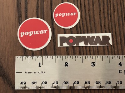 Popwar Vintage Popwar Skateboard Sticker Lot NOS | eBay