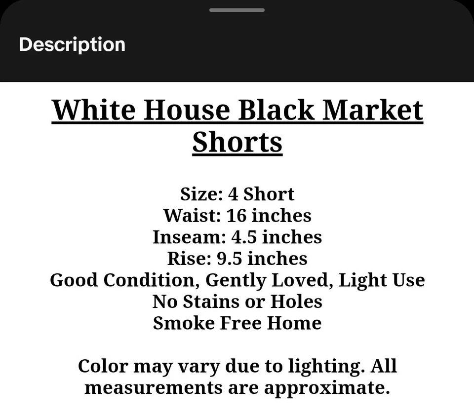 Pantalones Cortos Casa Blanca Mercado Negro Lino Ladrillo Rojo tiro medio para Mujer 4 Cortos Foto 2 de 4