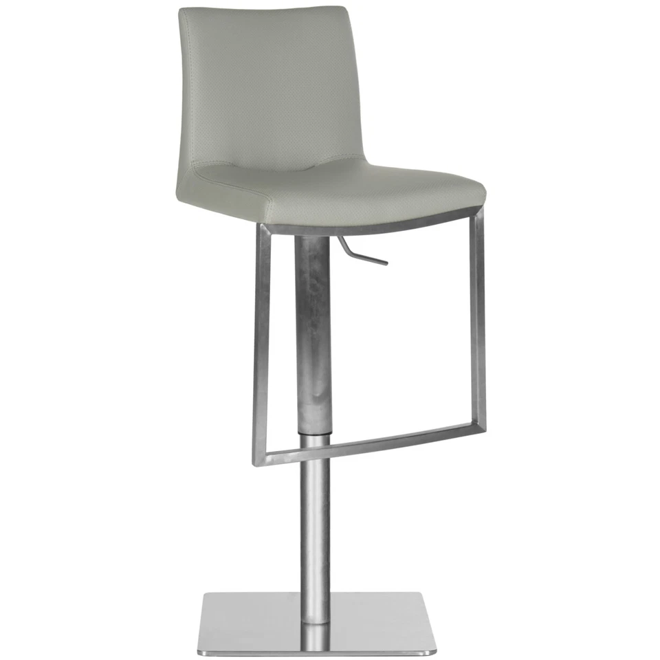 SAFAVIEH Ember Swivel Bar Stool | Grey | - Image 3 of 4