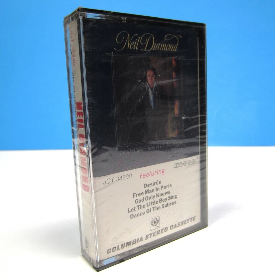Neil Diamond I'm Glad You're Are Here With Me Tonight Cassette Columbia 1977 New - Image 2 of 4