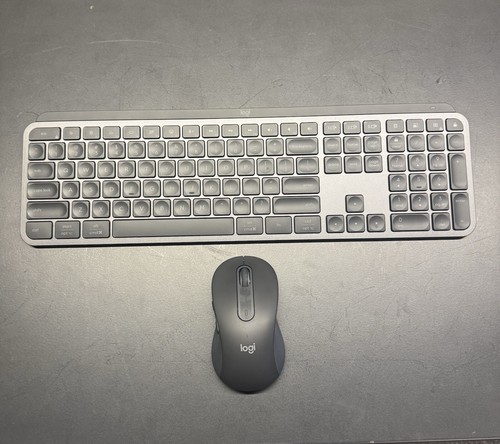 Logitech MX Keys and M650 L set Wireless Keyboard, Mouse - Grey Graphite - 第 1/8 張圖片