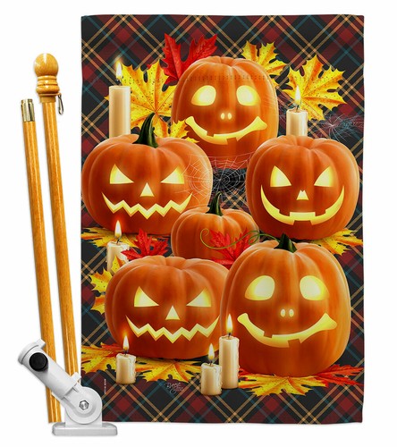 Pumpkin Patch Garden Flag Halloween Fall Decorative Small Gift Yard House Banner - Picture 6 of 17