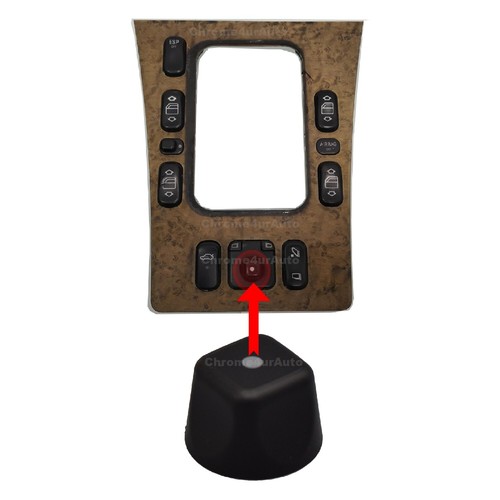 Para Mercedes E320 E430 CLK320 CLK430 S500 C280 Espejo Ajuste Botón Tapa Perilla - Imagen 4 de 6
