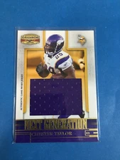 F145,927 2007 Gridiron Gear CHESTER TAYLOR/50 VIKINGS Next Generation Jersey