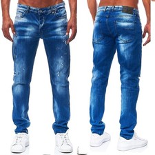 Franchi  Herren Jeans Hose  Stretch Jeanshose Regular Slim NEU Blau Größe -2027