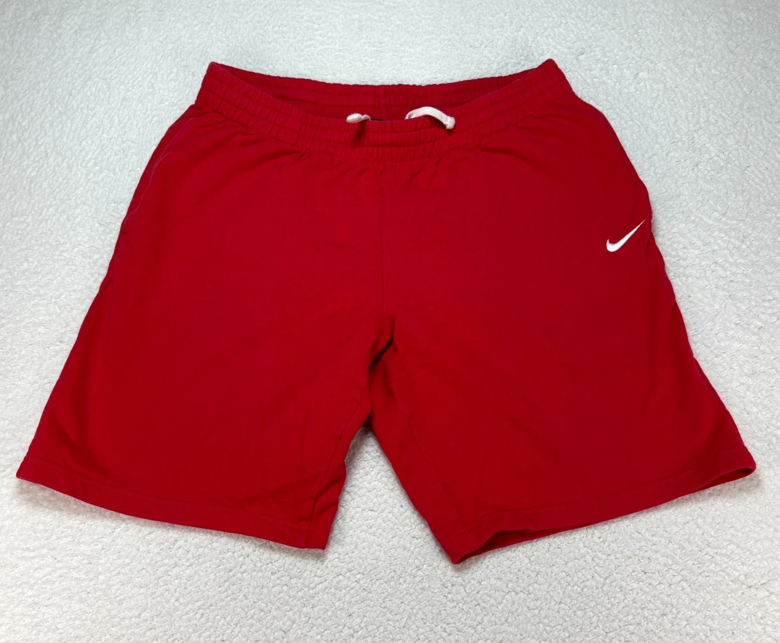 Nike Club pantaloncino felpato in pile uomo XL rosso 679581 657