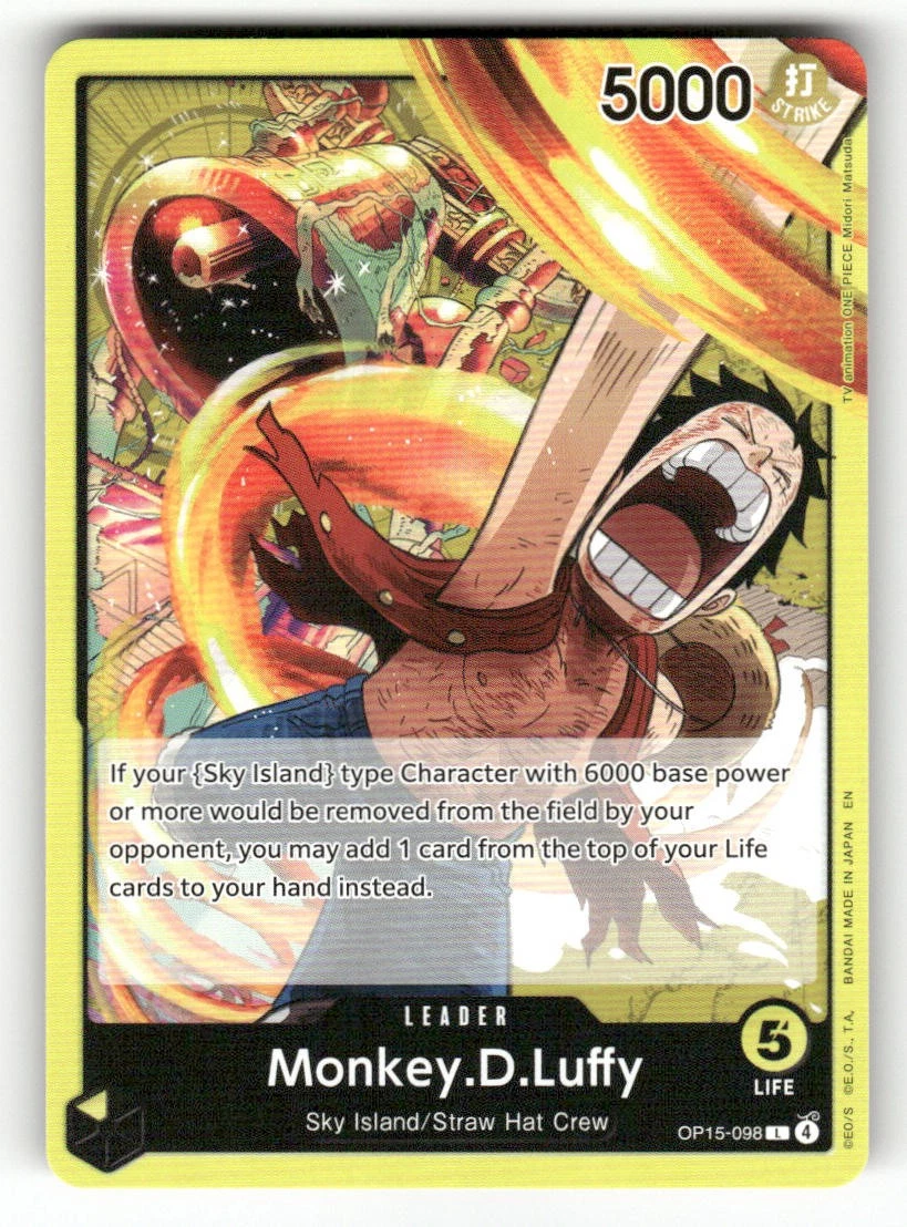 Monkey.D.Luffy OP15-098 Adventure on Kami's Island for sale | eBay