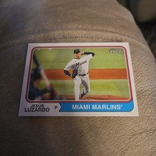 Jesús Luzardo 2023 Topps Heritage #114 Miami Marlins Baseball