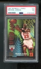 1997-98 Skybox Z-Force #23 Michael Jordan PSA 7 Graded Card NBA 97-98 ZForce