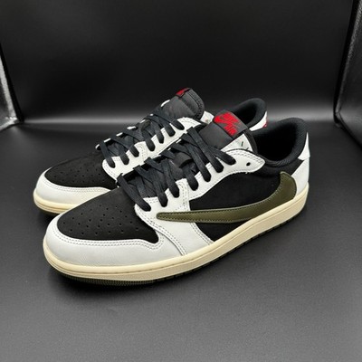 Jordan 1 Retro Low OG SP Travis Scott Olive (Women's) Sz 10.5W/9M