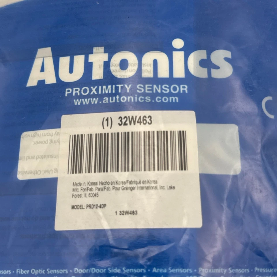 Autonics PR Series Proximity Sensor PR12-4DP Made In Korea CE Certified - Image 3 of 4