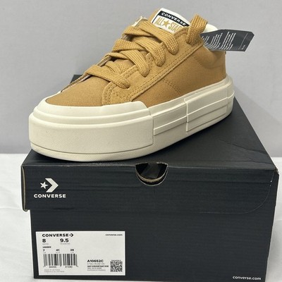 Converse Unisex CTAS CRUISE OX Sandy Shore/Egret Low Top Sneaker Size 9.5Women s