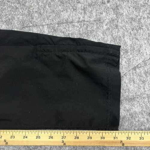 Lululemon Pants Mens 40 Black Water Repellent Drawstring Athletic Zipper Hem - Picture 11 of 12