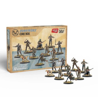 Fallout Miniatures Survivors Core Box Wasteland Warfare Factions MUH01620112
