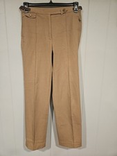 Lauren Ralph Lauren Vintage Riding Pants Womens 8 Tan Leather Straps SMALL SPOT