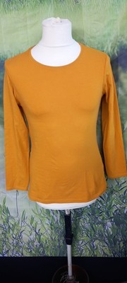 Primark Damen Langarmshirt Nektarine Gr. M (40/42) Basic Top Stretch