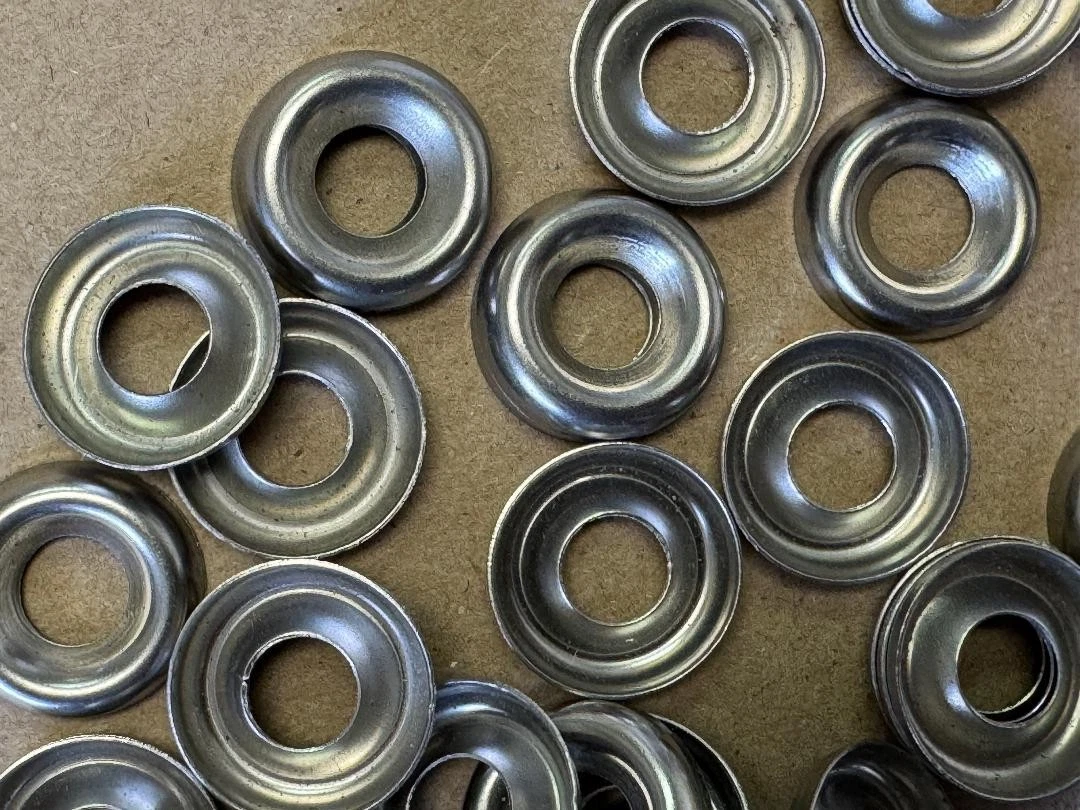 85 PCS 1/4 CUP WASHERS 18-8 SS STAINLESS STEEL image 2