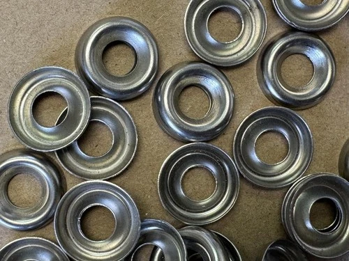 85 PCS 1/4 CUP WASHERS 18-8 SS STAINLESS STEEL image 2
