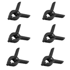 6Pcs Photography Heavy Duty Muslin Clamps Photo Spring Clamp Plastic Nylon Clamp