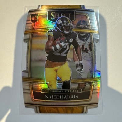 2021 Panini Select Najee Harris #53 Silver Prizm Die-Cut (RC) Steelers