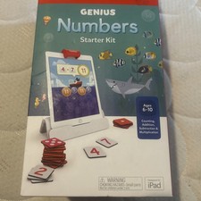 Osmo Genius Numbers Starter Kit Educational Math Games for iPad Ages 6-10