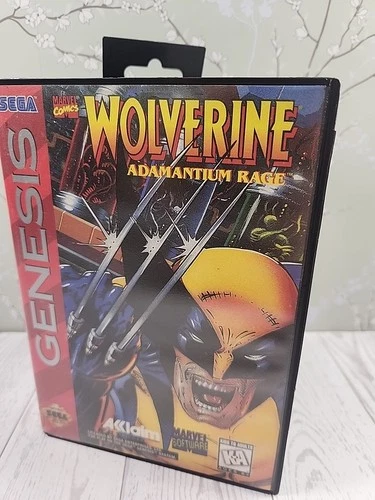 Wolverine: Adamantium Rage (Sega Genesis, 1994) No Manual Tested Working