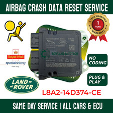 LAND ROVER L8A2-14D374-CE Airbag ECU Crash Data Reset Service –SRS Module Repair
