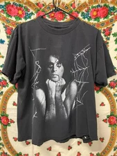 Vintage Alice Cooper Rock N Roll Carnival Tour short sleeve black shirt