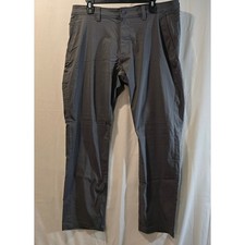 Weatherproof Vintage Mens Gray Chino Pants Style W4S600 Size 34x32