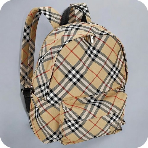 Burberry Backpack Men s Brand BURBERRY Check 8091312 Beige