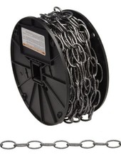 Campbell 0722007 Decorator Chain on Reel, Antique Silver, #10 Trade, 0.135" Diam