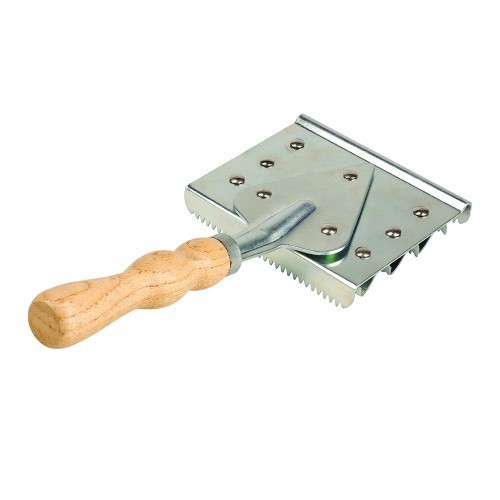 Lincoln Large Metal Curry Comb - Body Brush Cleaner - Horse grooming - Afbeelding 1 van 2