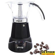 Espresso Maker Detachable Base Brew Traditional Coffee Safe User Friendly