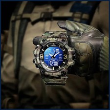 SMAEL 8049MC Camouflage New Style Digital Waterproof Sports Watches Men's Shock