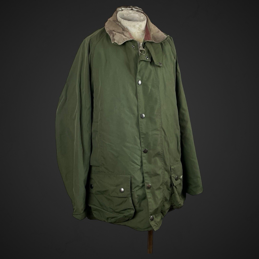 Barbour Men’s Coat Jacket Large Cordura Beaufort Endurance T270 Green Country image 4