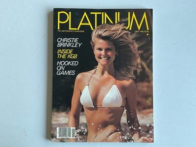 Platinum Magazine, June 1983, Christie Brinkley featured pictorial