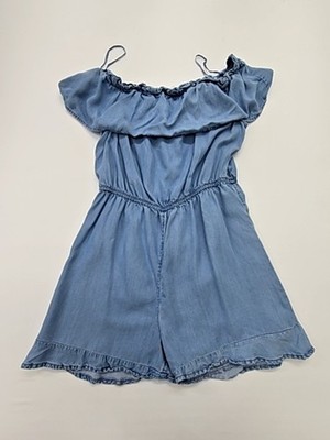 Clockhouse Girls Blue Off-Shoulder Ruffle Dress EU 40