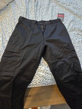 ROTHCO 2971 BLACK MENS BDU CARGO PANTS Relaxed Fit Zipper Fly SIZE Medium NWT
