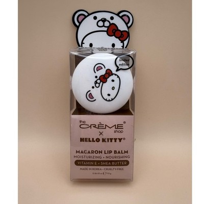 The Creme Shop x Hello Kitty Macaron Lip Balm White Chocolate Limited Edition