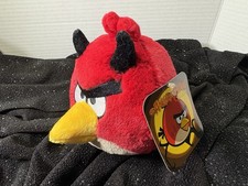 Angry Birds Seasons Devil Red Bird 5 Plush Tail Year 2011 New No Sound