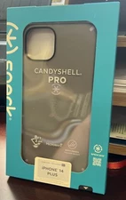 Speck CANDYSHELL PRO iPhone 14 Plus and 15 Plus Case - Cloudy Grey/Spring Purple